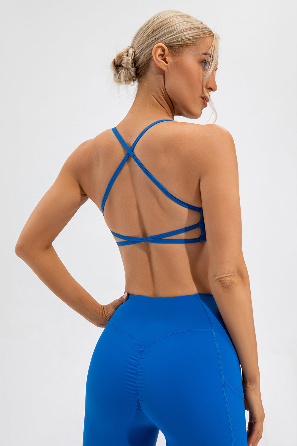 Crisscross Spaghetti Strap Active Cami, NikkiandNaomi