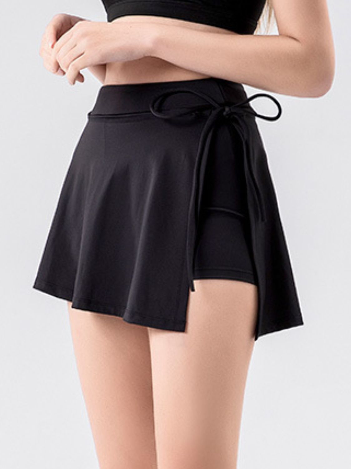 High Waist Active Skort with Pockets, NikkiandNaomi