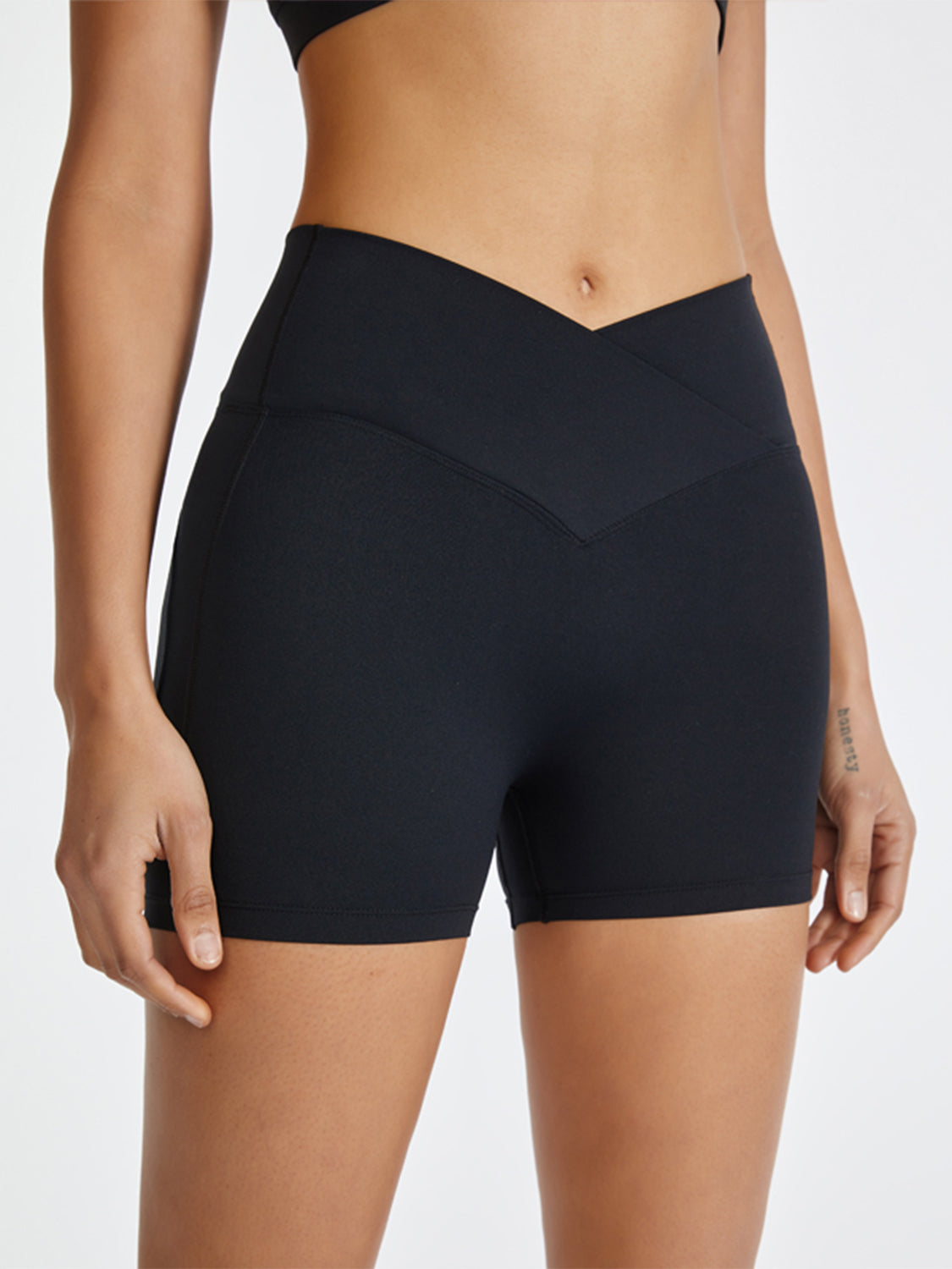 High Waist Active Shorts, NikkiandNaomi