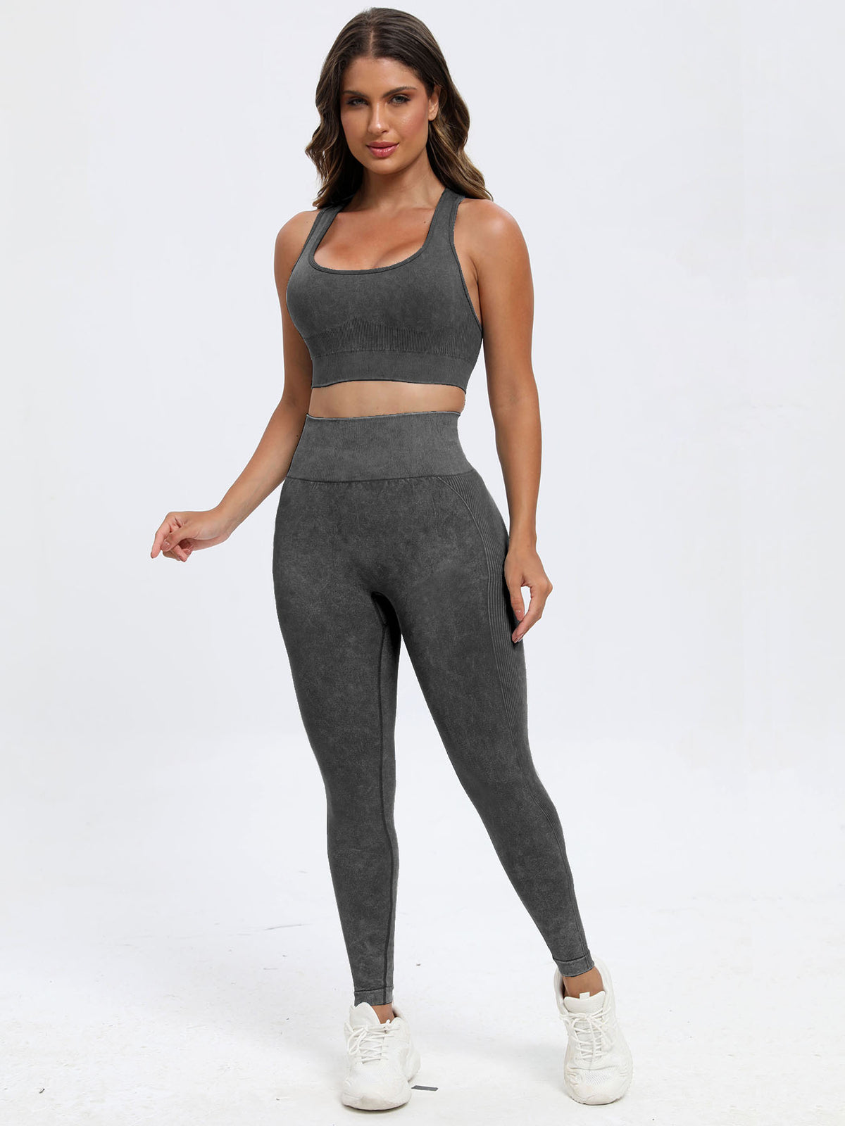 Scoop Neck Wide Strap Top and Pants Active Set, NikkiandNaomi