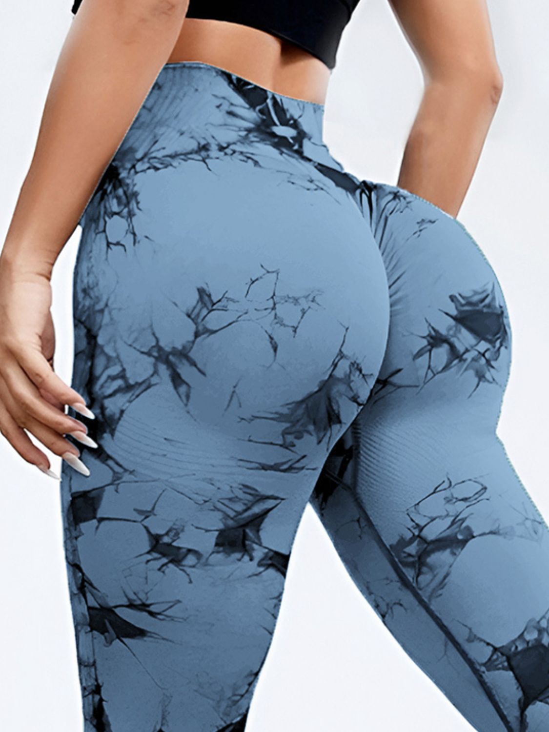 Tie-Dye High Waist Active Leggings, NikkiandNaomi