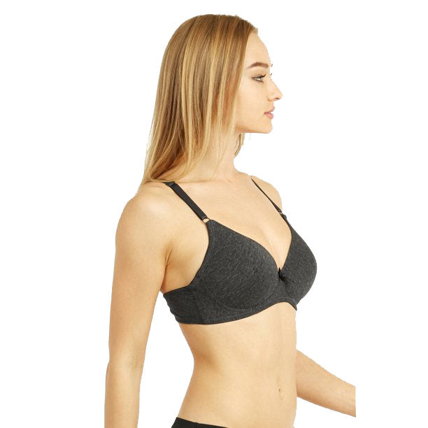 Wire-Free Seamless Padded Bra (Pack of 2), NikkiandNaomi