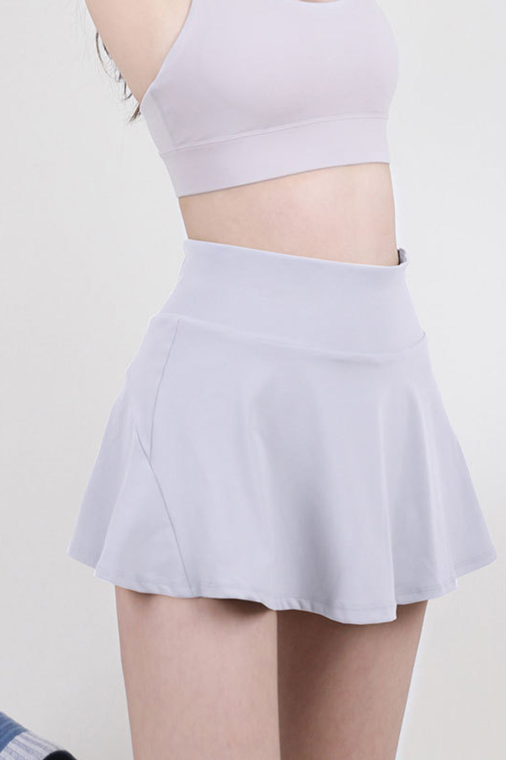 High Waist Pleated Active Skirt, NikkiandNaomi