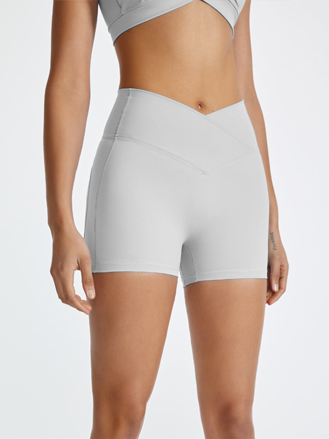 High Waist Active Shorts, NikkiandNaomi