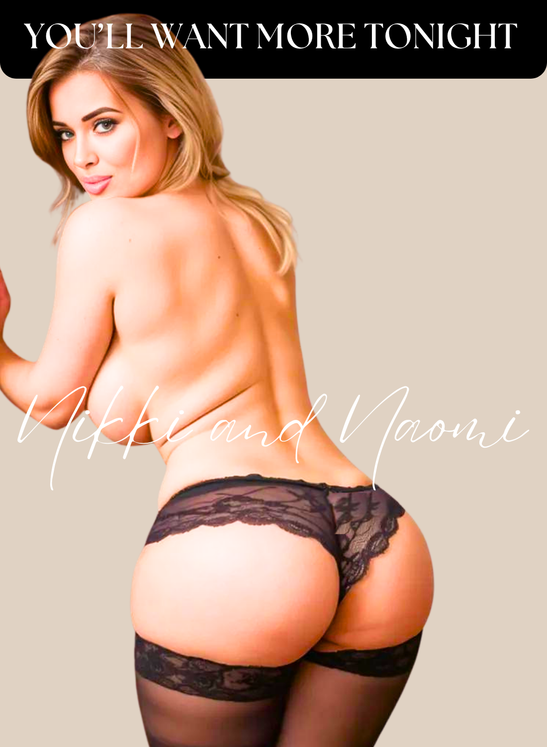 2-Pack Thong Underwear by Nikki and Naomi