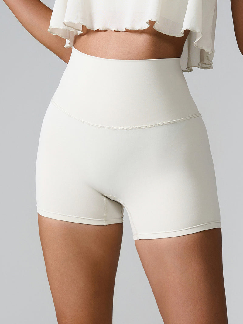 High Waist Active Shorts, NikkiandNaomi