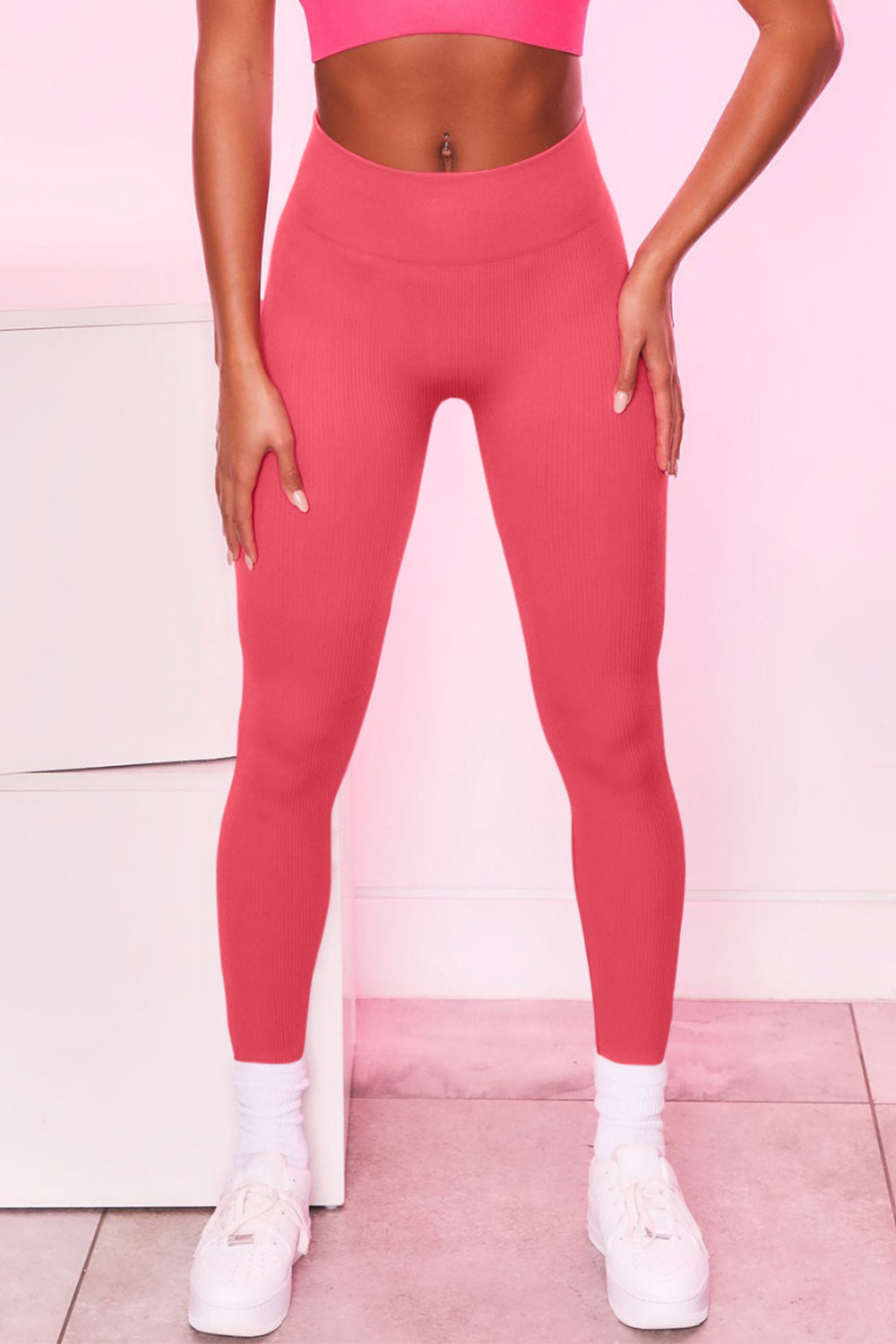 High Waist Active Pants, NikkiandNaomi