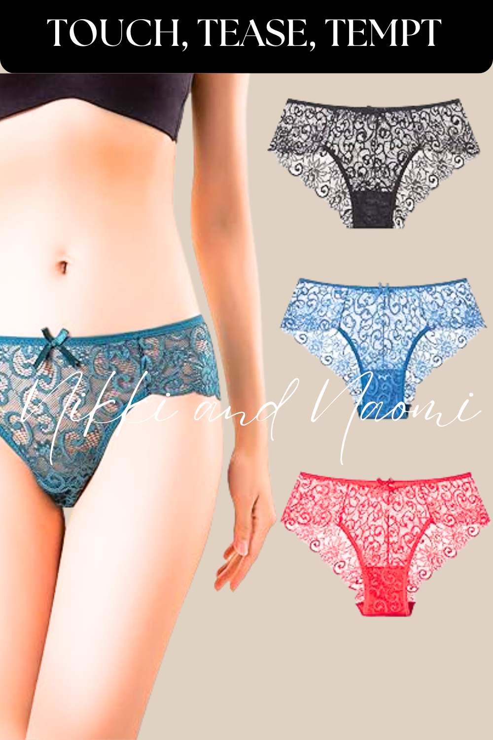 Comfortable and Sexy Lace Panties by Naomi