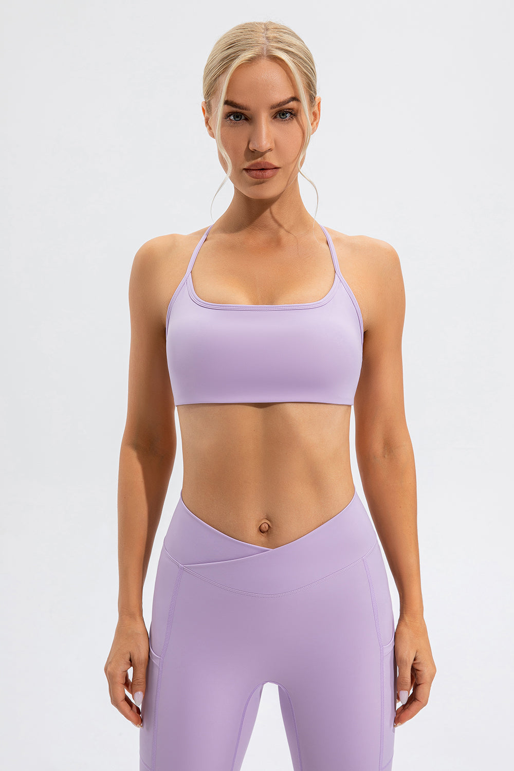 Crisscross Spaghetti Strap Active Cami, NikkiandNaomi