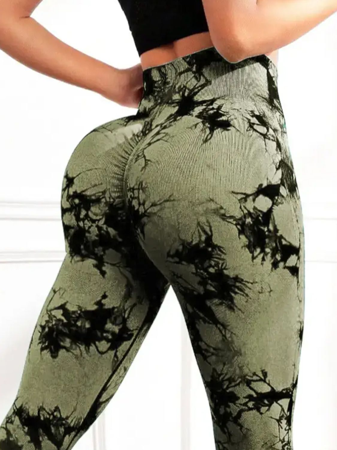 Tie-Dye High Waist Active Leggings, NikkiandNaomi