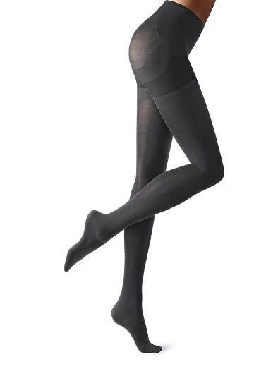 50 Denier all over great shapes grey color pantyhose,,NikkiandNaomi