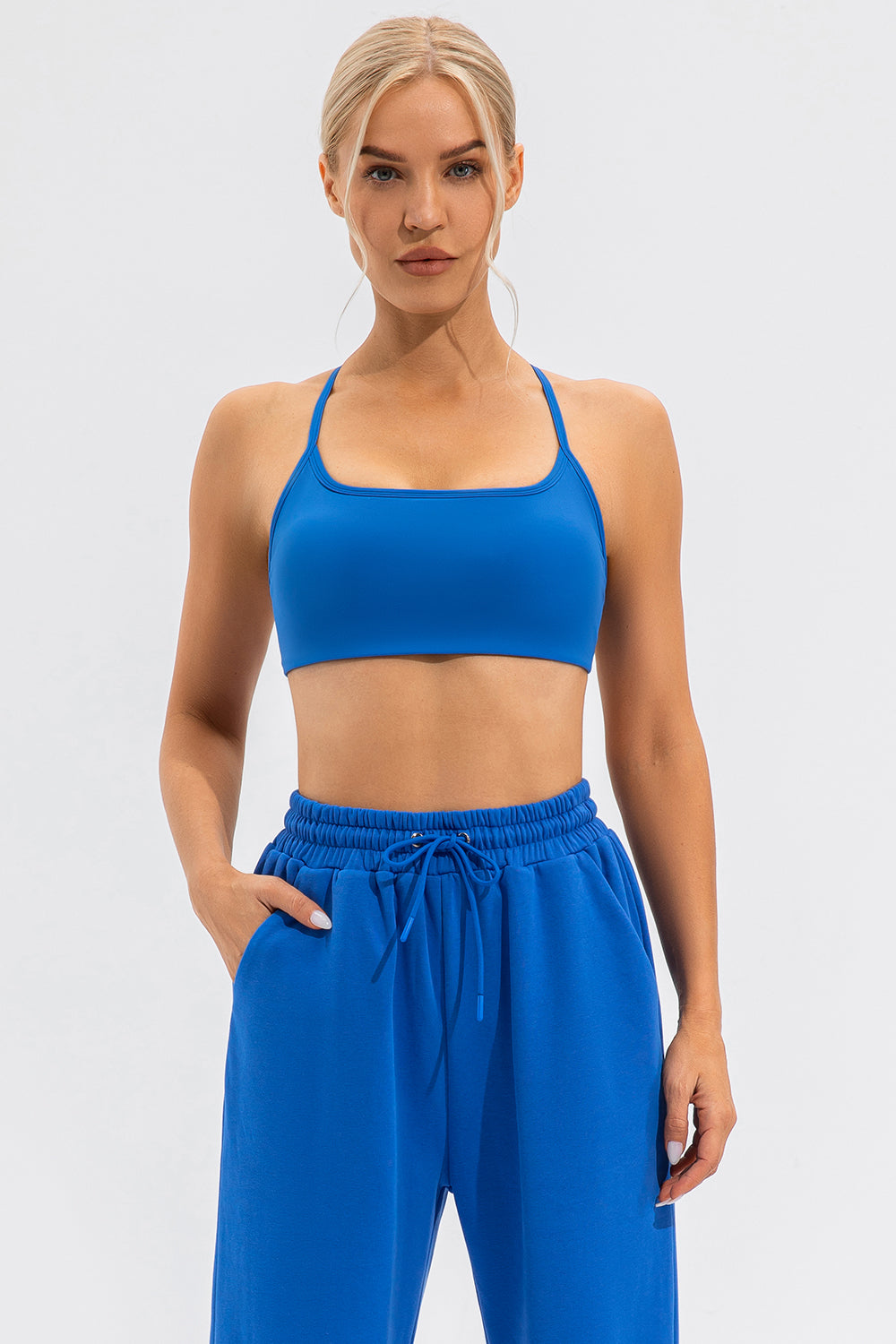 Crisscross Spaghetti Strap Active Cami, NikkiandNaomi