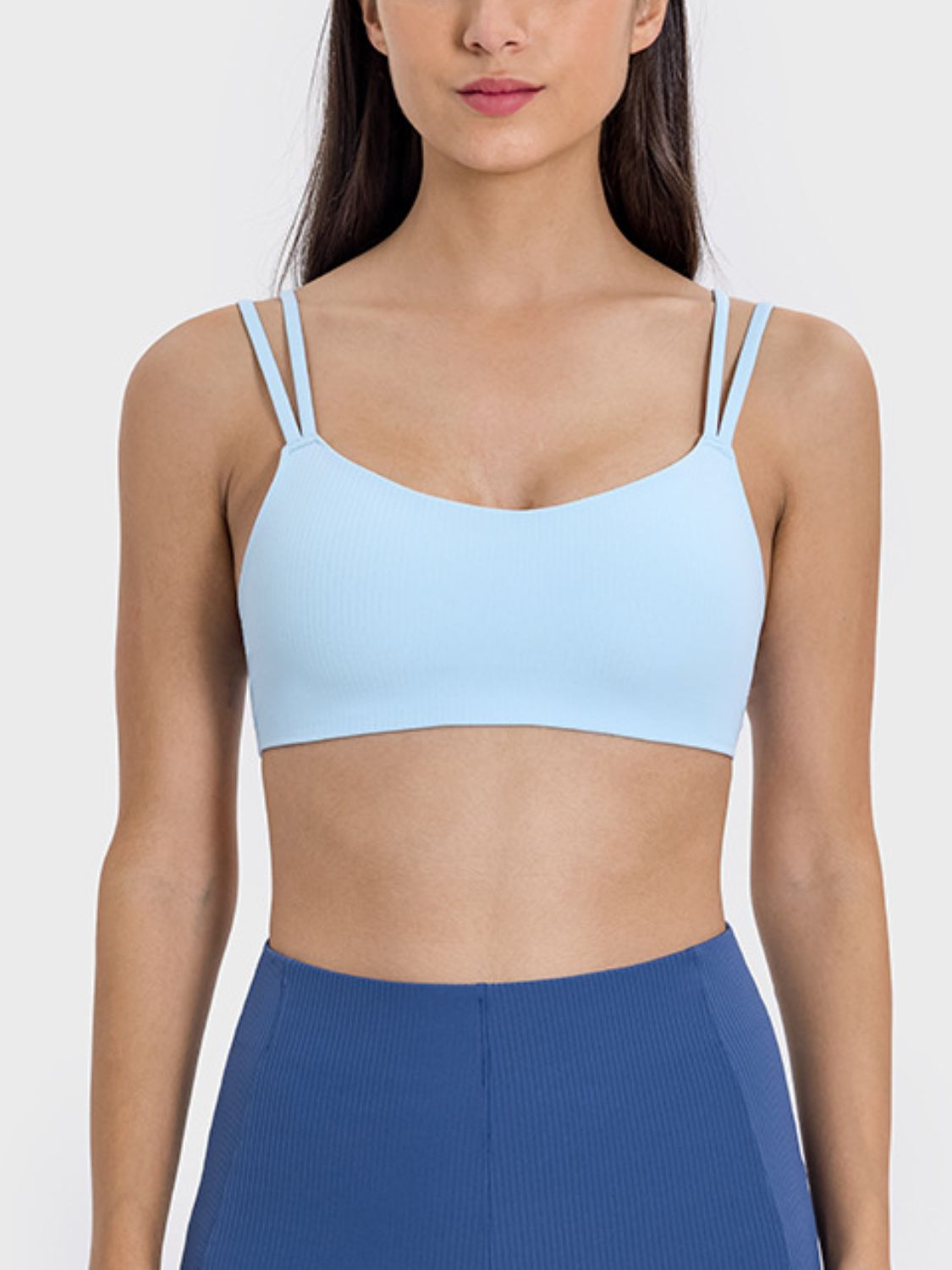 Millennia Scoop Neck Double Strap Active Cami, NikkiandNaomi