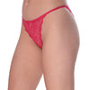 Women&#39;s Transparent Lace G-String Duo