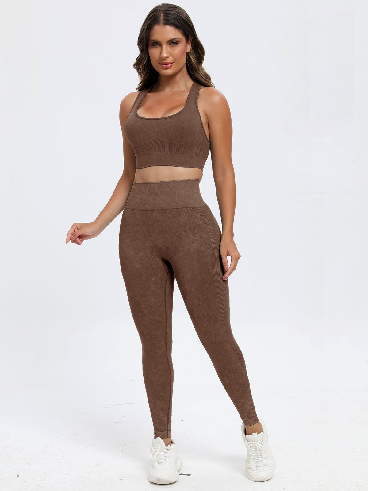 Scoop Neck Wide Strap Top and Pants Active Set, NikkiandNaomi