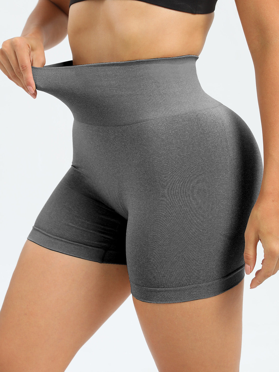 High Waist Active Shorts, NikkiandNaomi