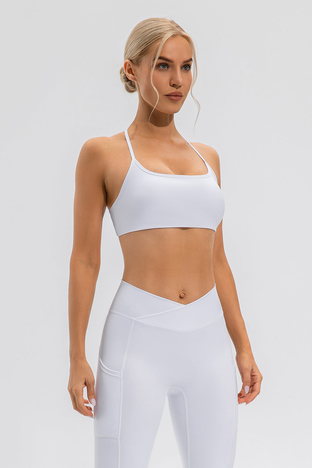 Crisscross Spaghetti Strap Active Cami, NikkiandNaomi