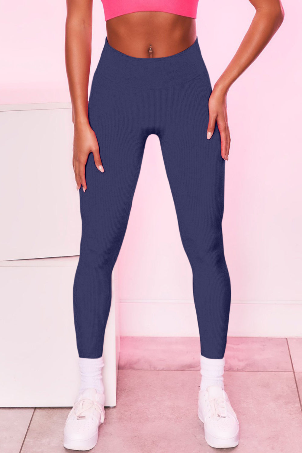 High Waist Active Pants, NikkiandNaomi