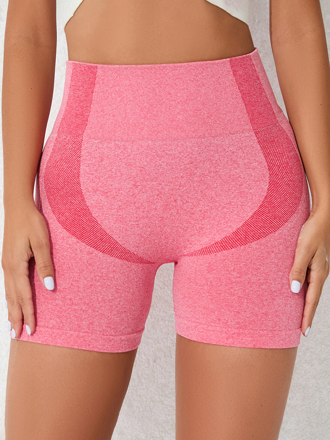 High Waist Active Shorts, NikkiandNaomi