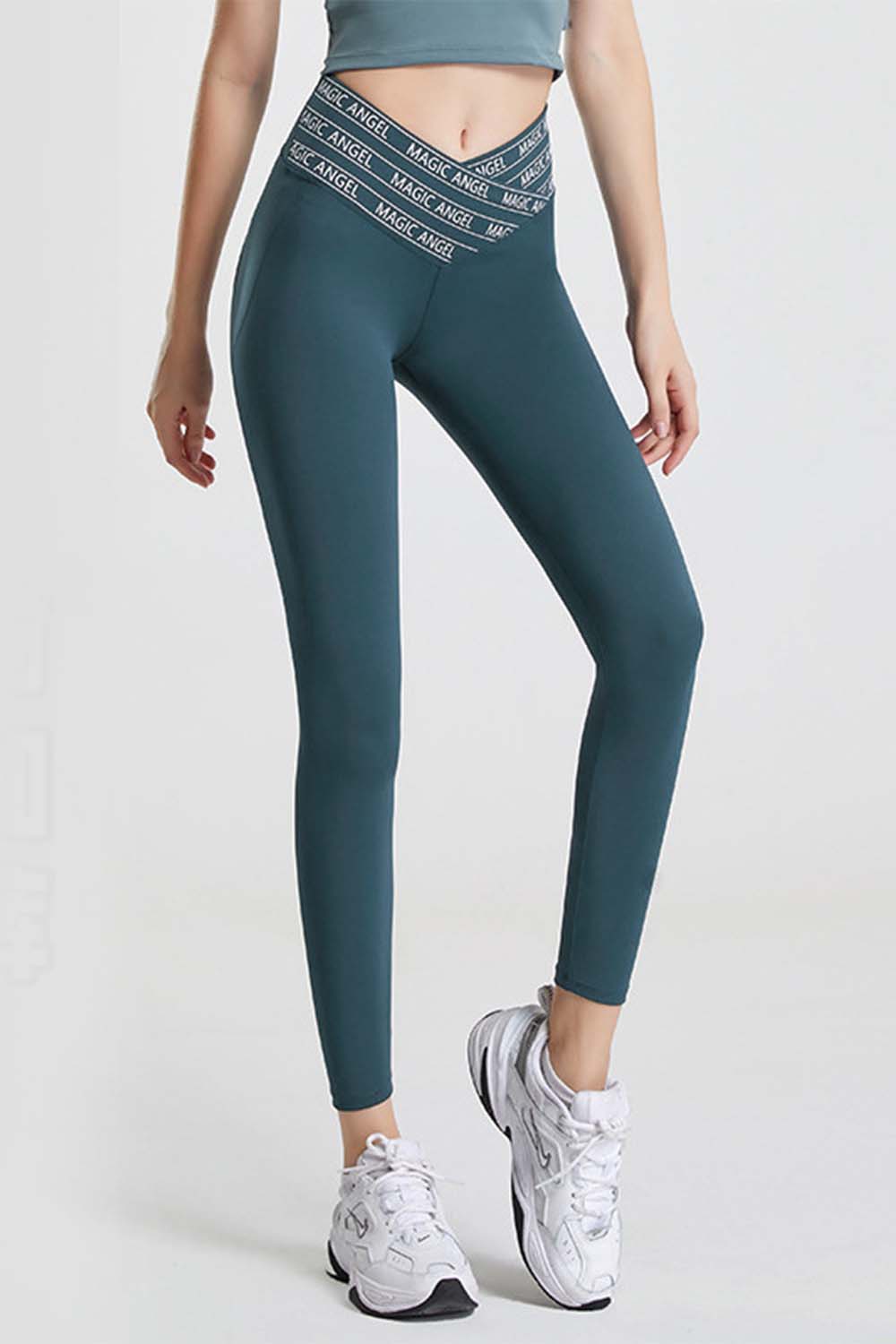 Wide Waistband Sports Pants, NikkiandNaomi