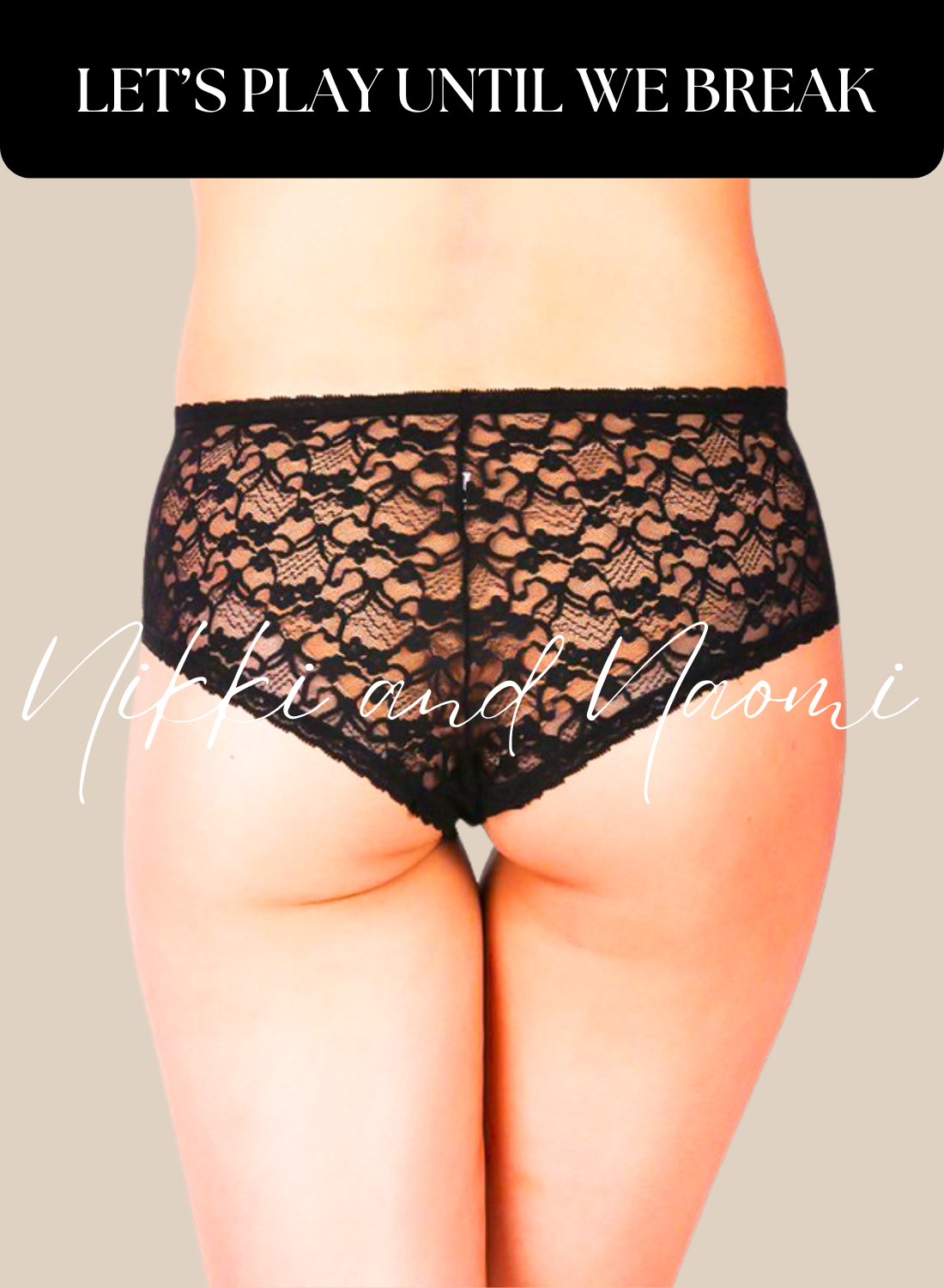 Playful Lace Hipster Panties by Nikki and Naomi