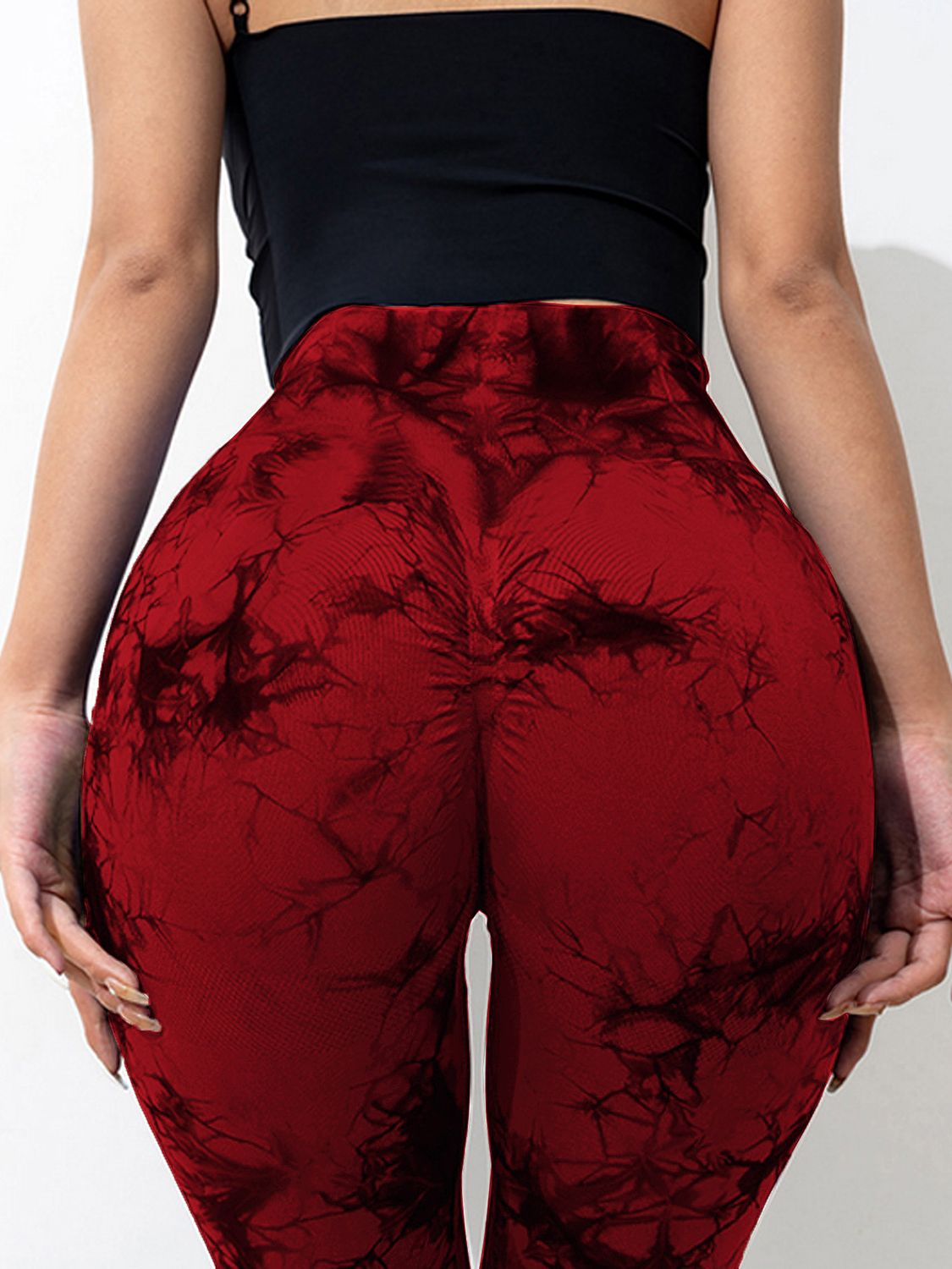 Tie-Dye High Waist Active Leggings, NikkiandNaomi