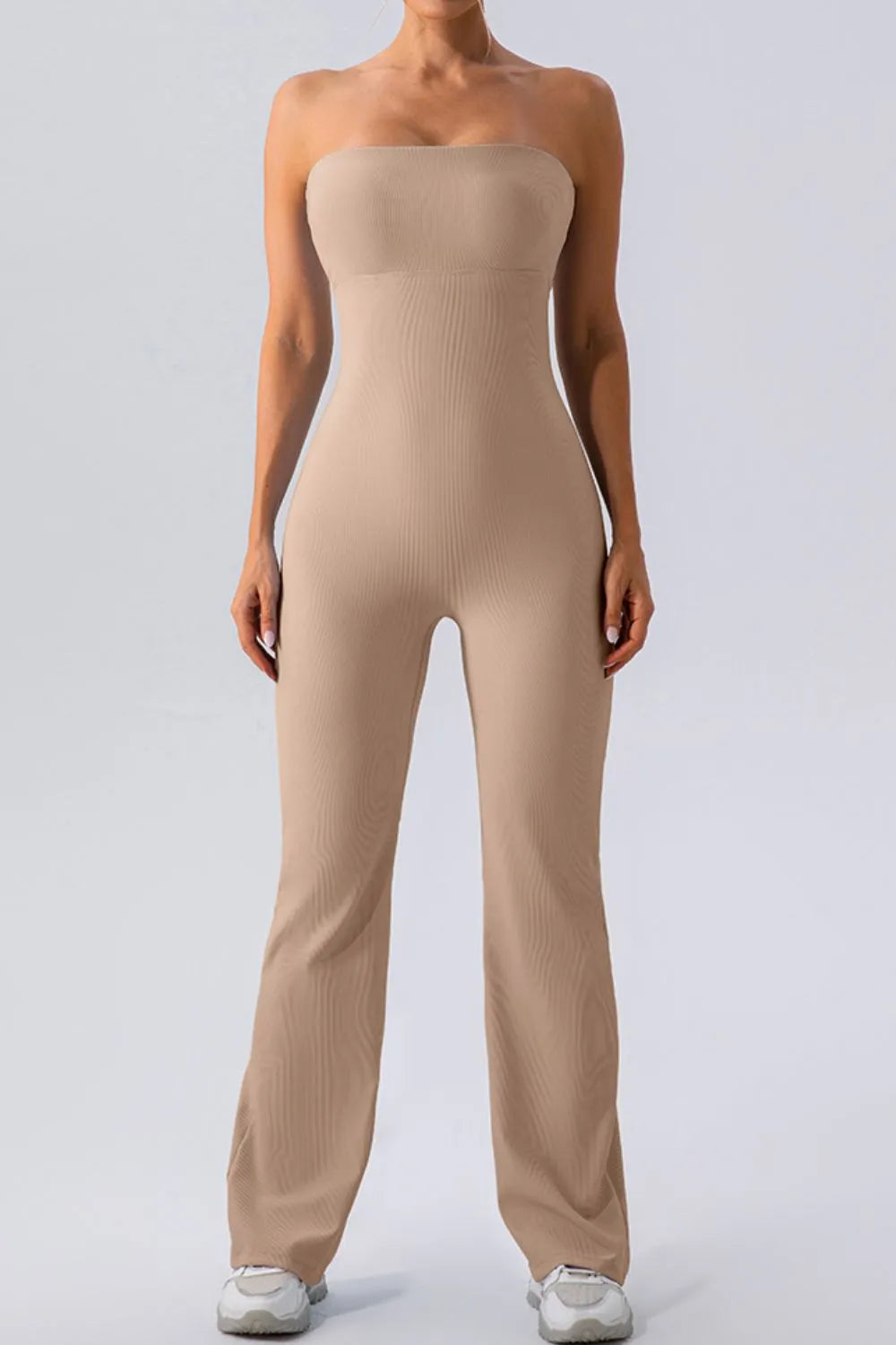 Sleeveless Straight Active Jumpsuit, NikkiandNaomi