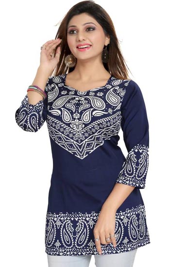 Beautiful Paisley Printed Tunic Top (SOLD OUT)