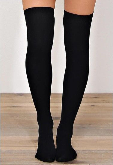 Collants Calcetines diarios de moda sin costuras negros