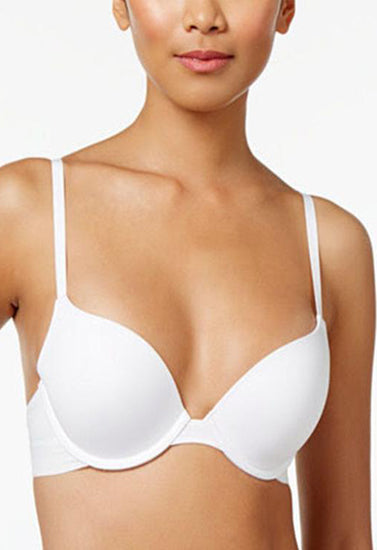 Comfy Padded & Underwired White Bra, NikkiandNaomi