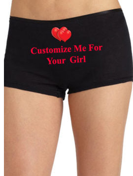 Cozy Waistband Boyshorts- Customize For Your Girl