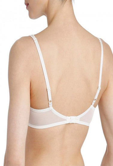 Everyday Wear Chicken Work White Bra (Pack Of 2)