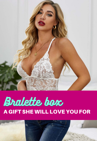 Caja regalo bralette de encaje