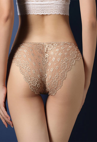 Calzoncillos hipster de encaje transparente Best para mujer, paquete de 2