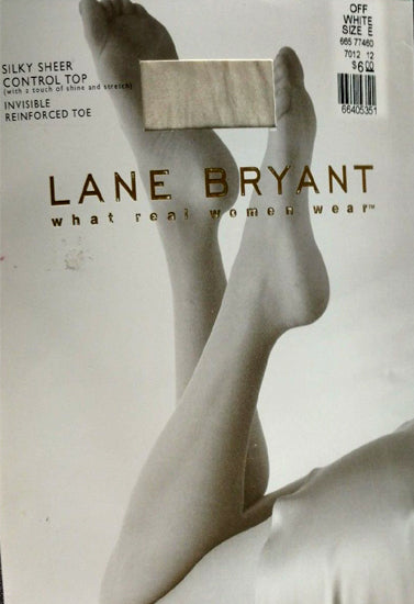 Lane Bryant Daysheer Pantimedias blancas invisibles