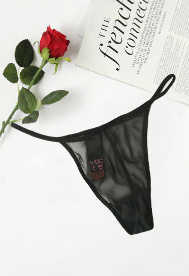 Lasenza Tanga G-String Transparente Negro