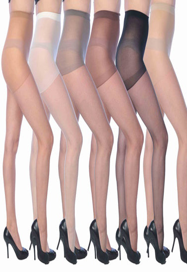 Multicolor everyday ultra soft ultra sheer women pantyhose pack of 6