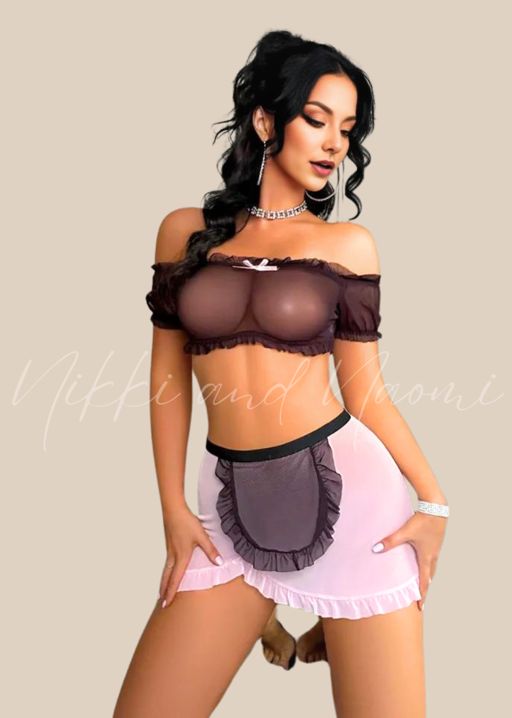 Naughty Maid Costume by Nikki and Naomi