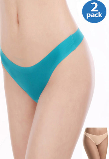 New Combo No Ride Up High Rise Thong (pack of 2), NikkiandNaomi