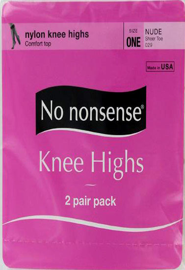 Pack de 2 pares de medias hasta la rodilla No Nonsense