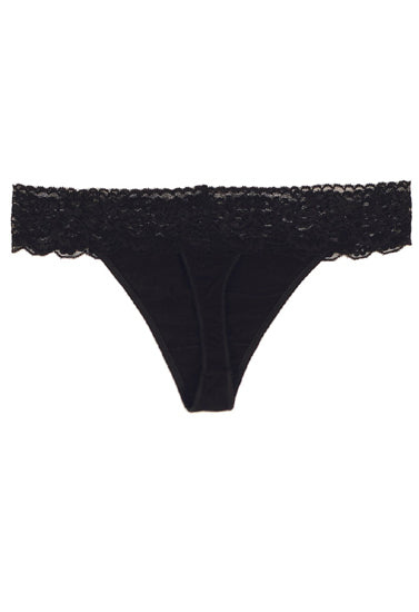 Low Rise "V" Shape Lace Thong Panty