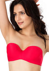 &quot;COMFY&quot; Banana Moon Red Seamfree Luxury Strapless Multiway Padded Bra