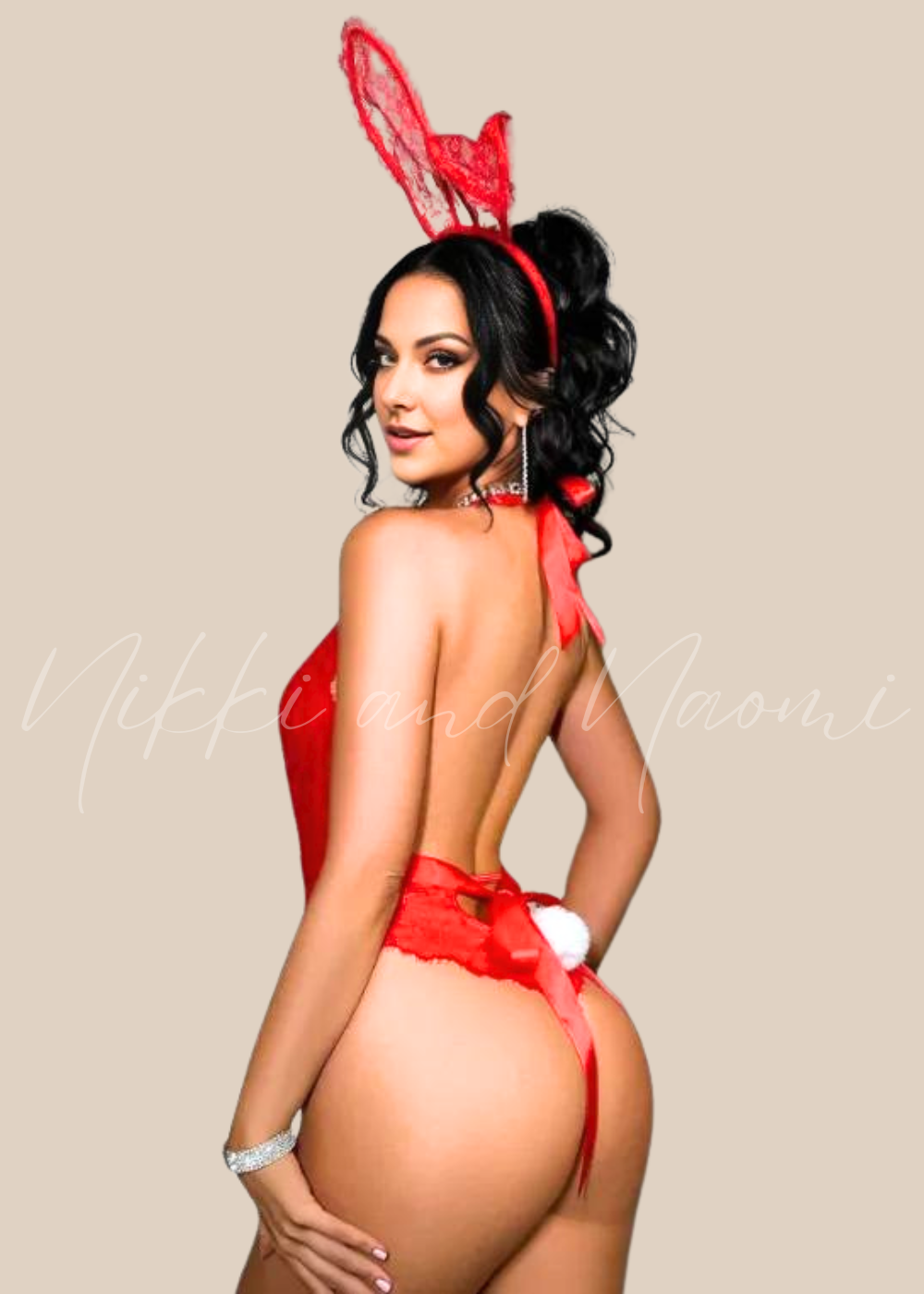 Seductive Bunny Costume Set for Women