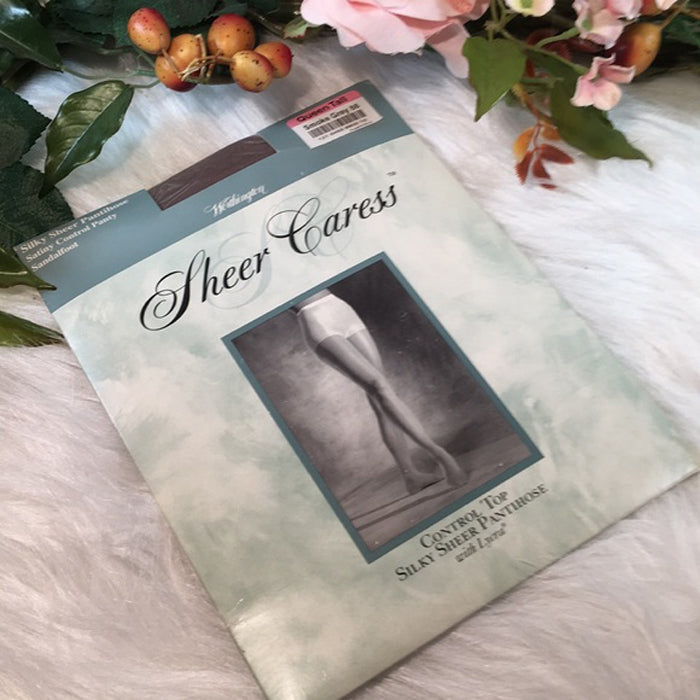 Sheer Caress Extra Support Queen Short Pantyhose, NikkiandNaomi