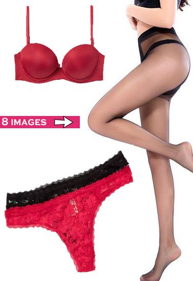 Value Pack Of 3 Sexy & Sultry Look Lingerie Set