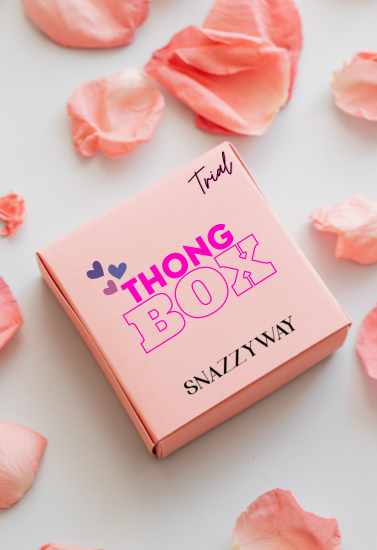 ♥Caja de prueba de bragas tipo tanga Snazzyway