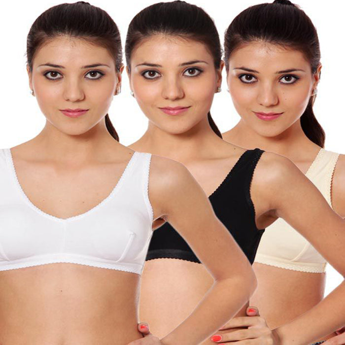 Value Pack Of Padded Sports Bra, NikkiandNaomi