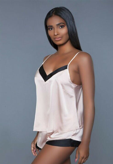 100% Silk Satin cami short set,nightgown,NikkiandNaomi