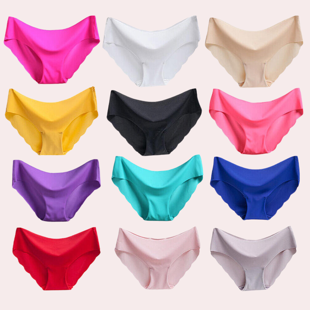 Women's Solid Color Seamless Boyshorts, 6pack