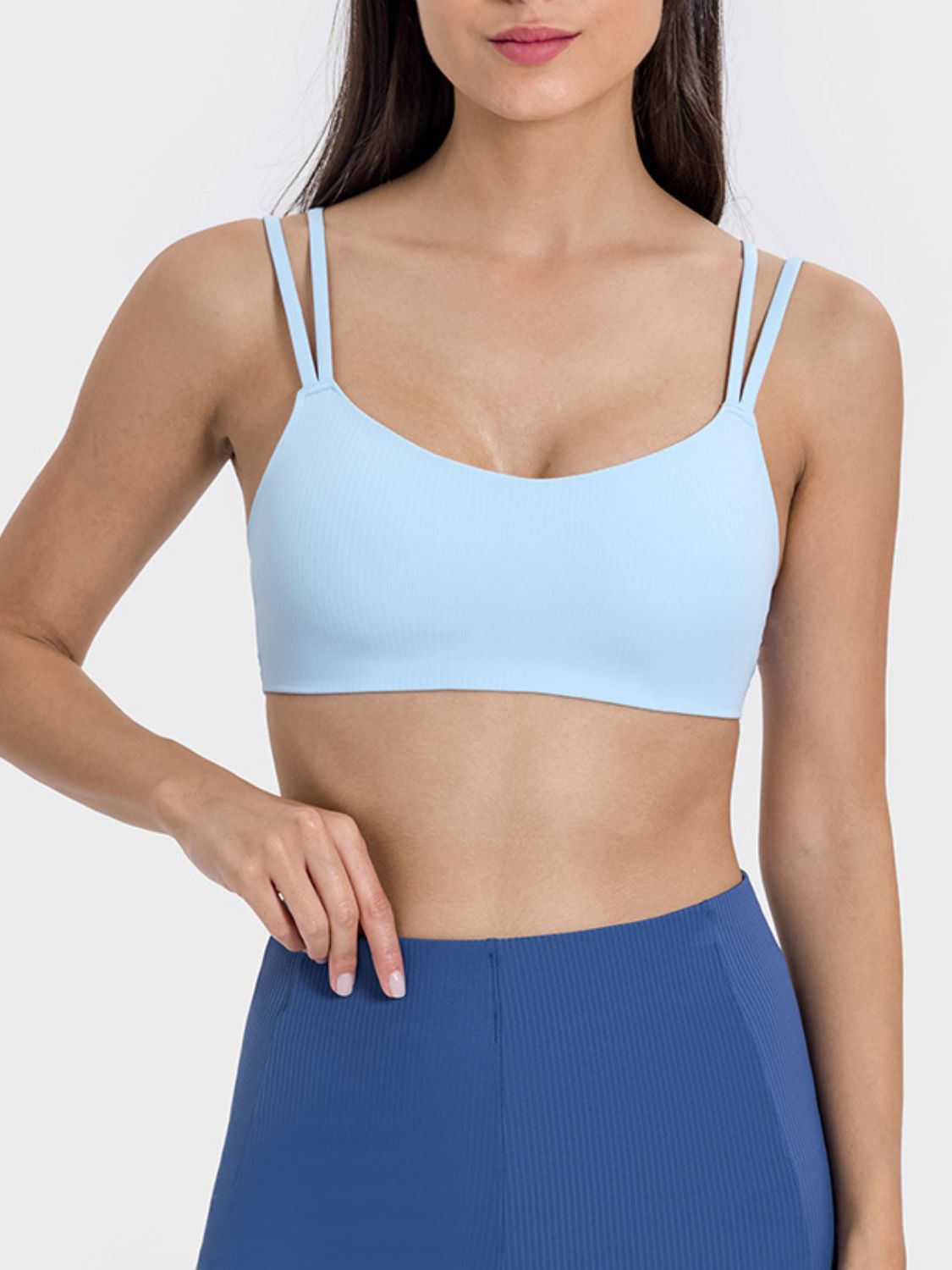 Millennia Scoop Neck Double Strap Active Cami, NikkiandNaomi